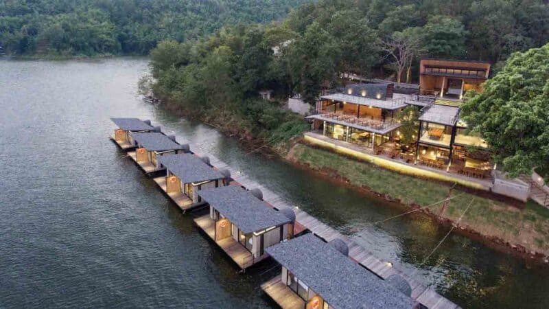 overwater bungalows at Z9 Resort in Thailand