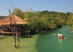 overwater bungalow Thailand Blue Sky Resort