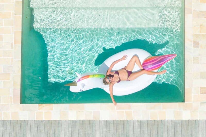 Private pool at CeBlue Anguilla villas