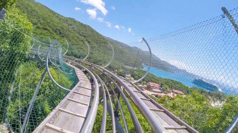 Dragon's Tail apline coaster in Labadee Haiti