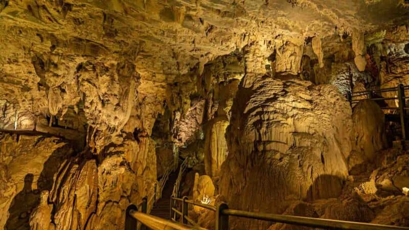 Inside Wind Cave National Park in South Dakota