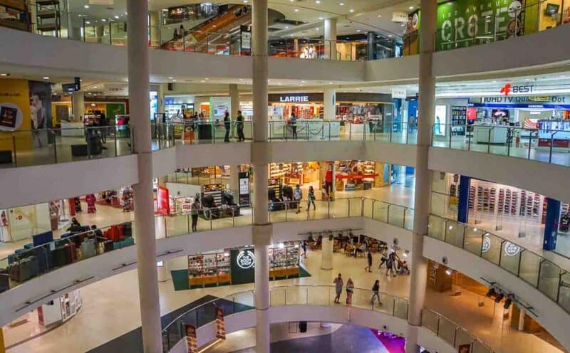 inside shopping mall George Town Penang Malaysia