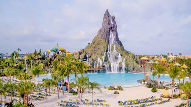 Krakatau Volcano at Volcano Bay 