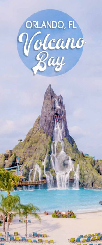 Pinterest pin for Volcano Bay - new theme park in Orlando Florida