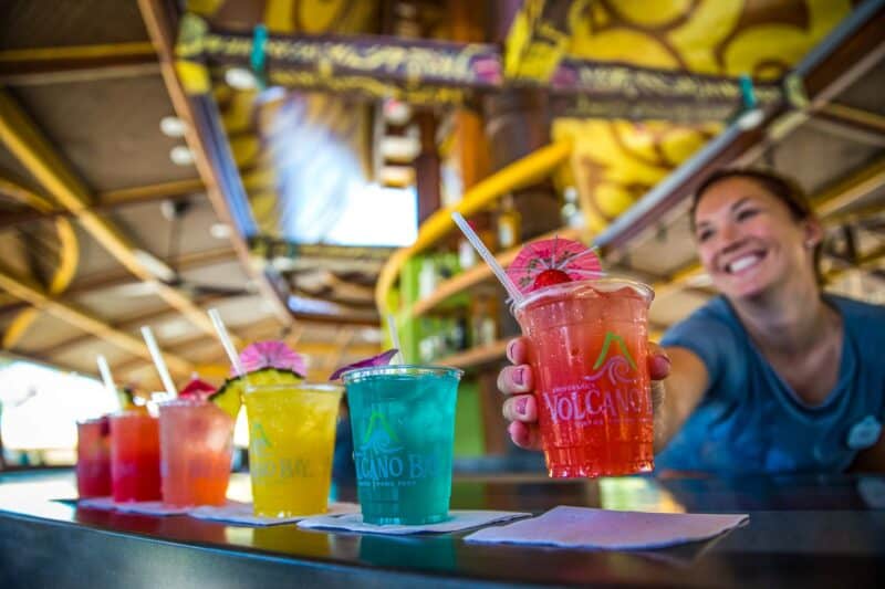 Drinks at Volcano Bay