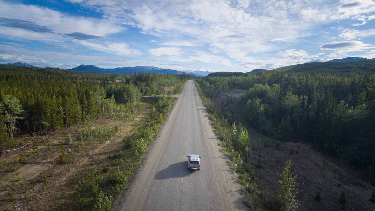 alaska highway alcan driving roads conditions yukon drive road single lower before while everything know need gettingstamped
