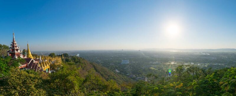 The view from the top of Mandalay Hill is a top thing to do in Mandalay