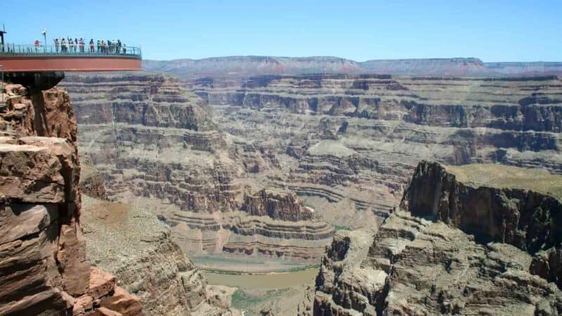 Grand Canyon Skywalk over the Grand Canyon