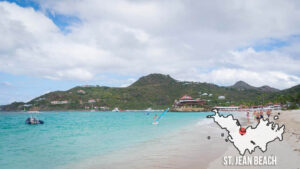 St. Jean beach in the heart of St. Barts