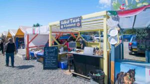 Halibut Taco vendor in Homer Alaska farmers market - Top Attractions