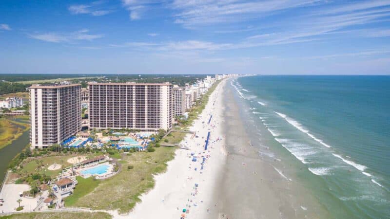 Aerial photo of North Beach Plantation - Myrtle Beach Getaway