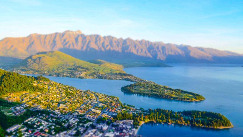 A View of Queenstown from above - Top things to do in New Zealand in Two Weeks