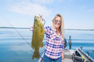 girl and her fish Green Lake