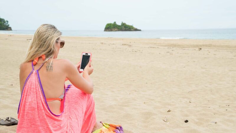 Skype Credit International Calling Costa Rica Road Trip Beach