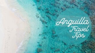 featured image for Anguilla Travel Tips - Photo of beach straight down