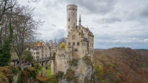 Germany's Liechtenstein Castle in the fall