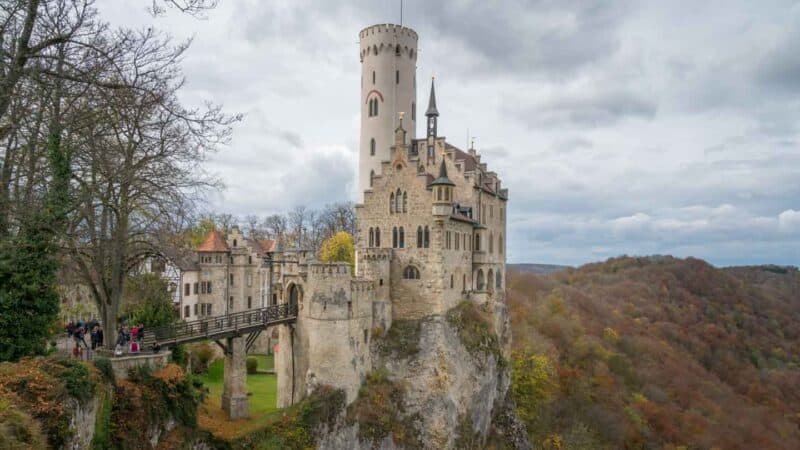 Germany's Liechtenstein Castle in the fall 