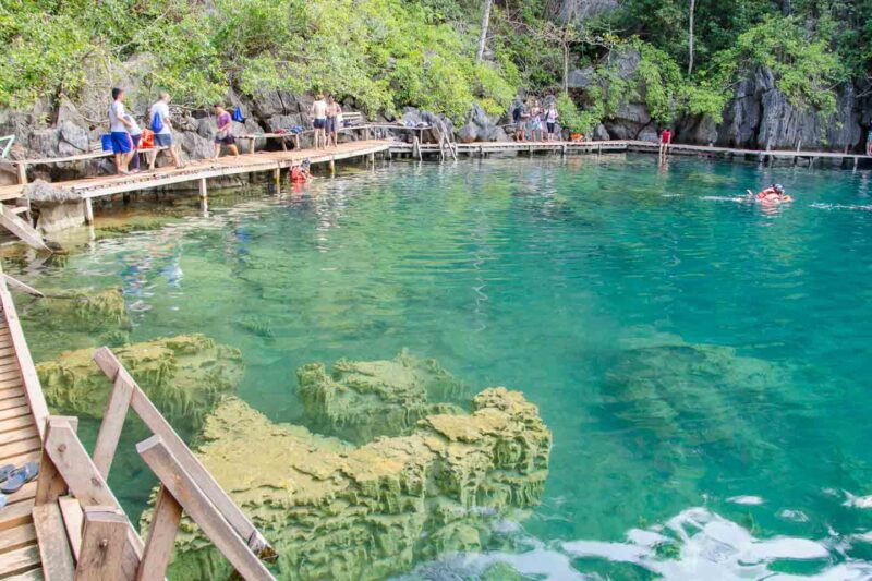 Swimming in Kayangan Lake - Clearest Lake in Asia