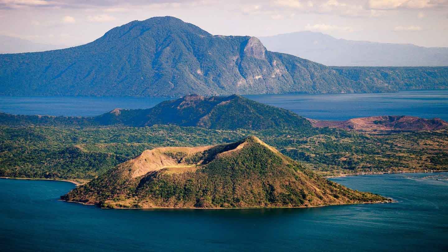 Taal volcano as a tourist spot.