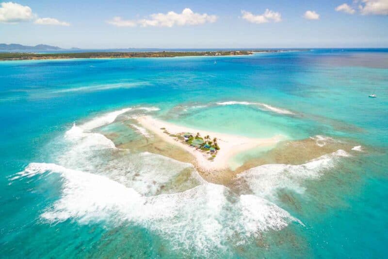 Sandy Island small sand island is the top tourist attraction in Anguilla