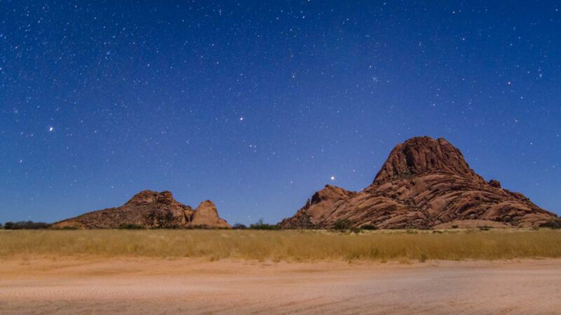 Sky full of stars in Namibia - Top things to do Stargaze in the Namib Desert