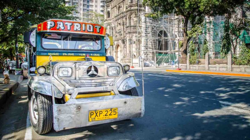 Jeepney in Manila - Tourist spots in the Philippines