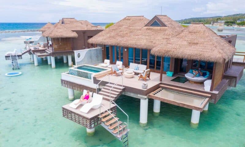 Overwater Villas at Sandals Royal Caribbean Resort