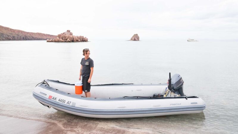 Staff of Offshore outpost in the Baja