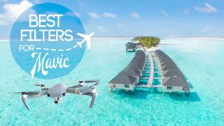 Drone flying in the Maldives - Featured image for best Mavic Pro Filters ND and PL