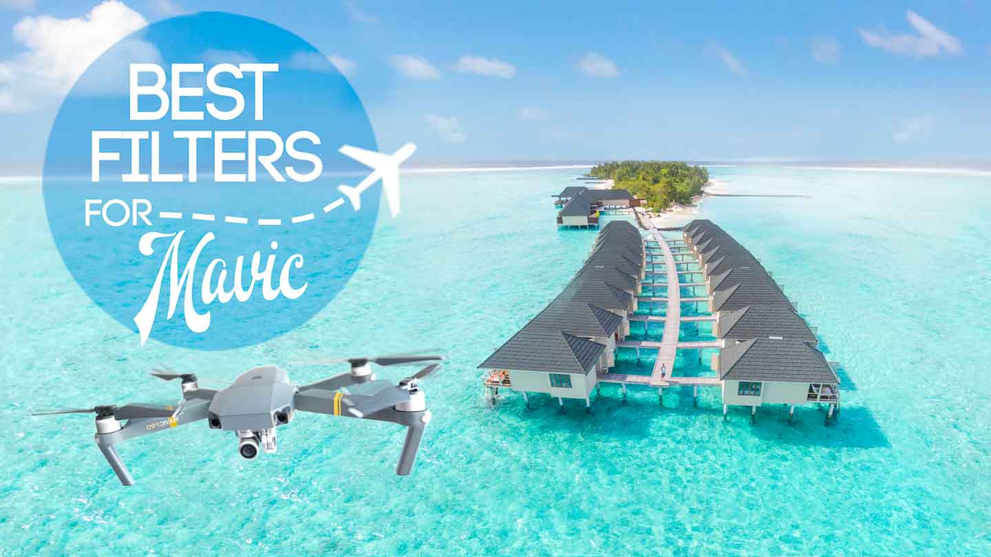 Drone flying in the Maldives - Featured image for best Mavic Pro Filters ND and PL
