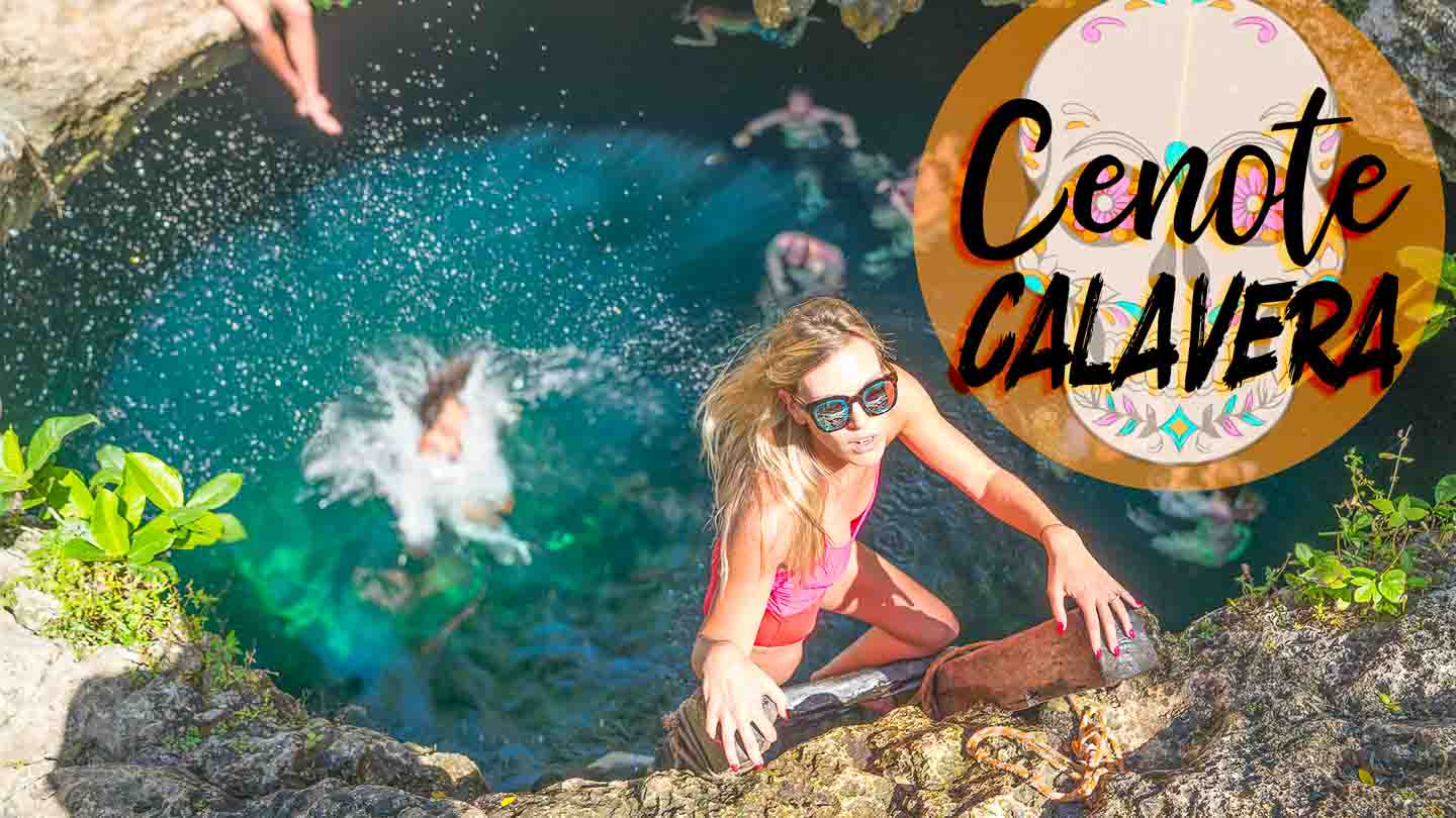 Cenote Calavera – Welcome to The Temple of Doom Cenote