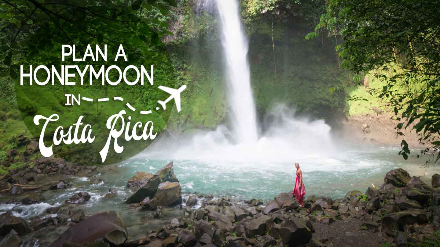 Featured Image for Costa Rica honeymoon - Woman at La Fortuna Waterfall