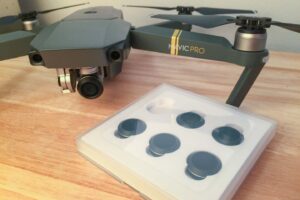 DJI Mavic with Filter case with ND and PL Filters