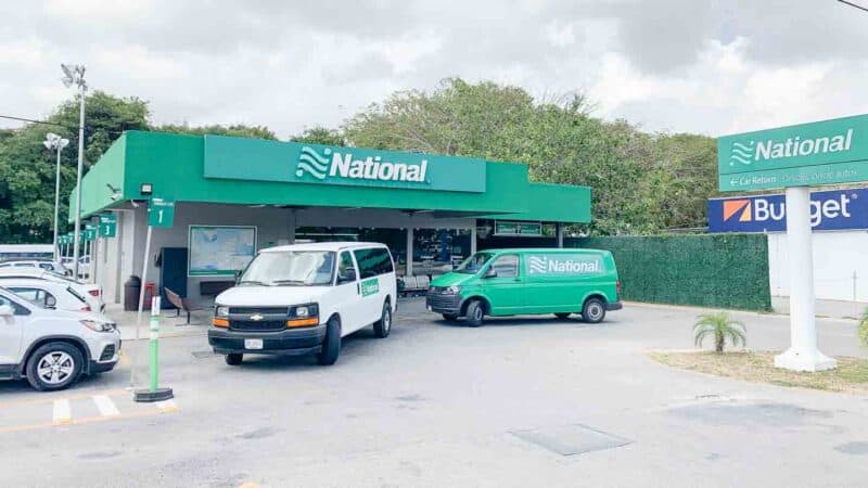 National Car Rental at Cancun Airport