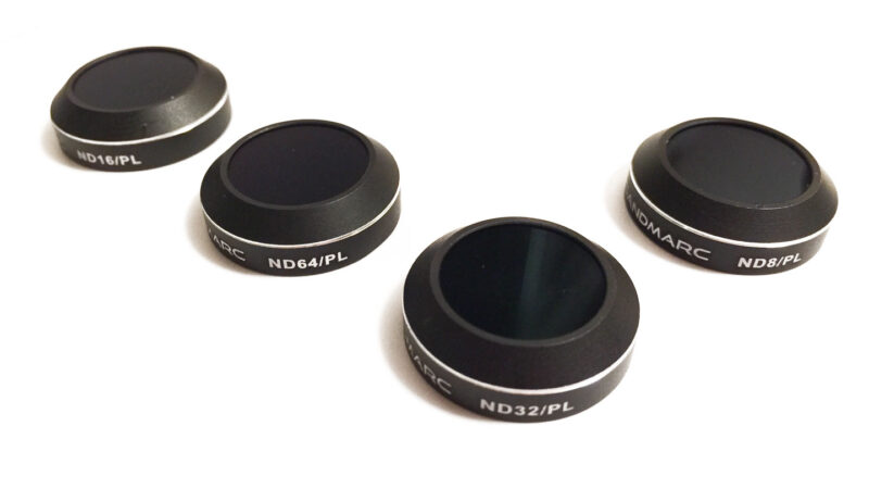 Set of 4 ND PL Filters for Mavic Pro and Mavic Pro Platinum Drones by DJI