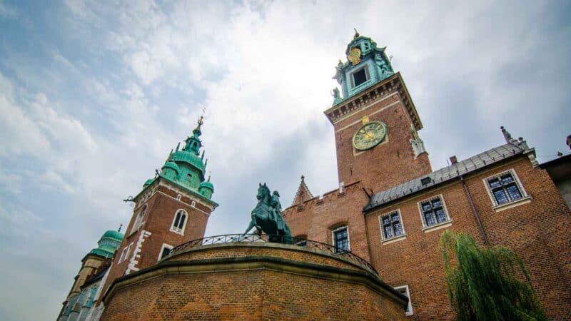 Brick and copper Wawel Castle in Krakow - Top Sights