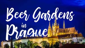 Castle at night - Featured image for Prague Beer Gardens