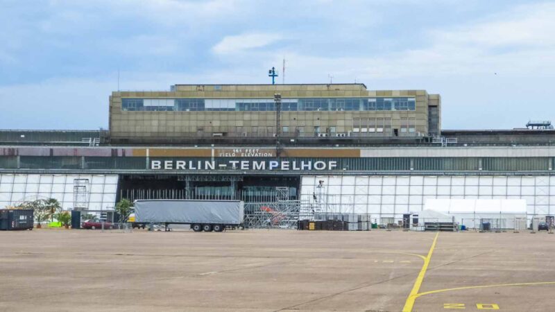 Closed Berlin Tempelhof airport turned into recreational area