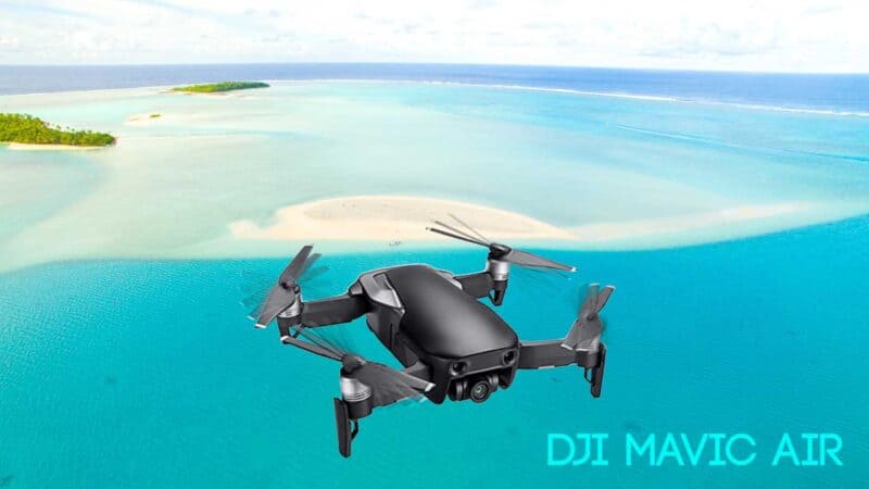 DJI Mavic air in the Cook Islands while Traveling