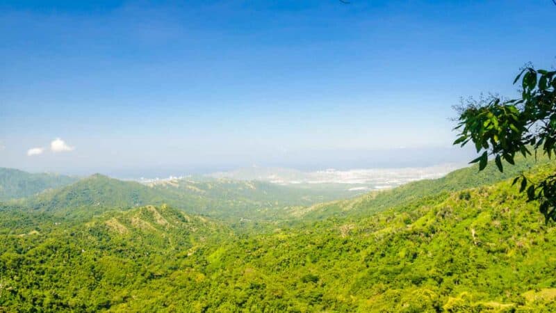 View of Minca on the Colombia Caribbean Coast 