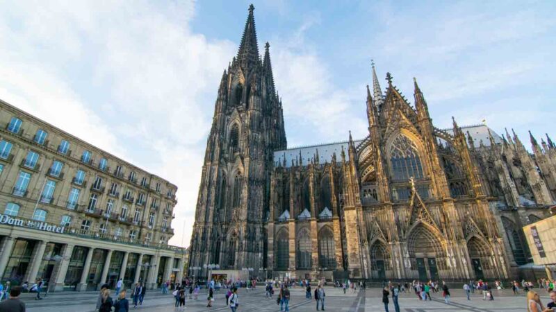 The 515 foot tall Kolner dom in the center of Cologne - Top attractions