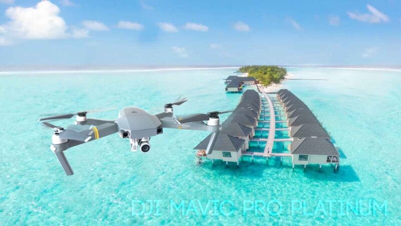 Drone photo of the Maldives - Best Drone for travel DJI Mavic Pro Platinum 