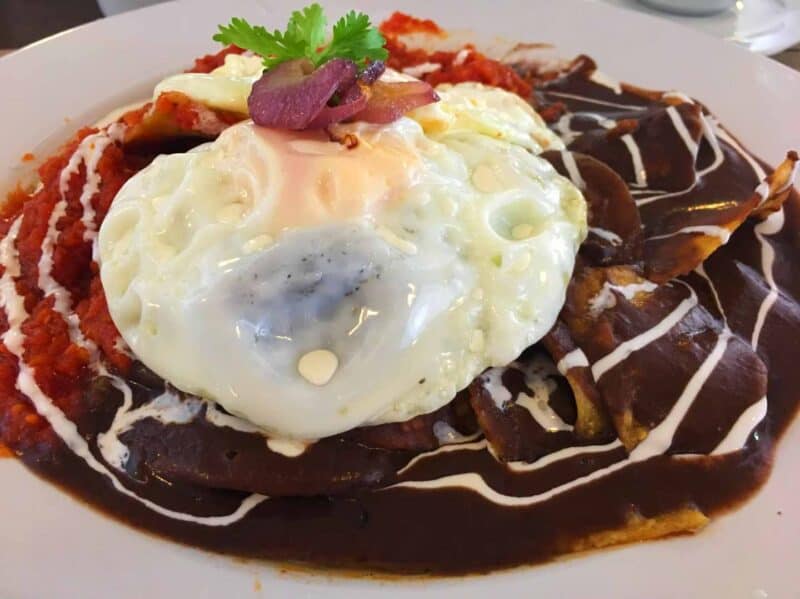 plate of local Yucatan food in Merida