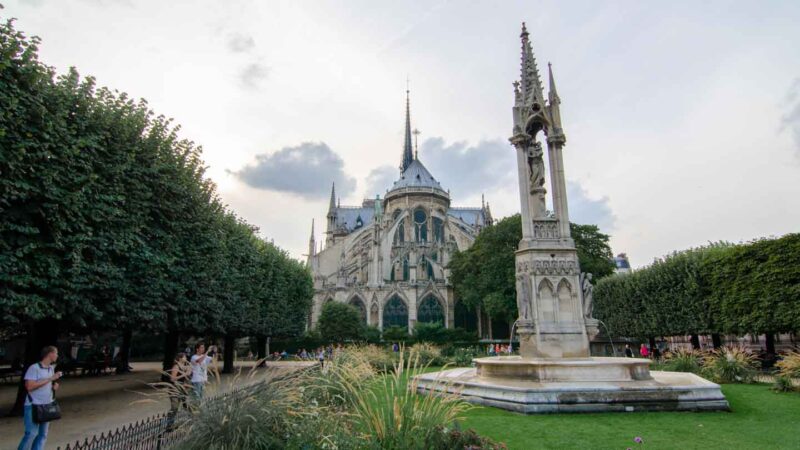 the famous church in Paris - The Notre Dame - what to do in Three days in Paris