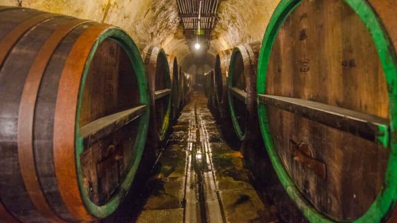 Prague Beer Gardens Barrel Room