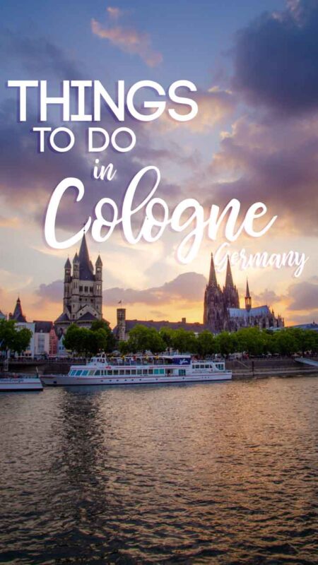 Pinterest pin for Things to do in Cologne Germany