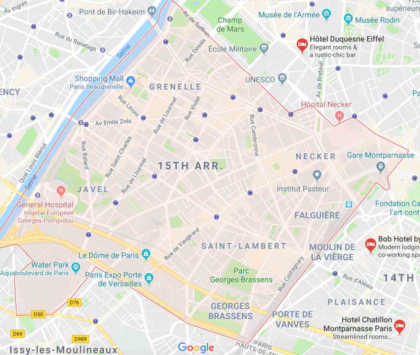 Where to stay in Paris  15th Arrondissement  GETTING STAMPED