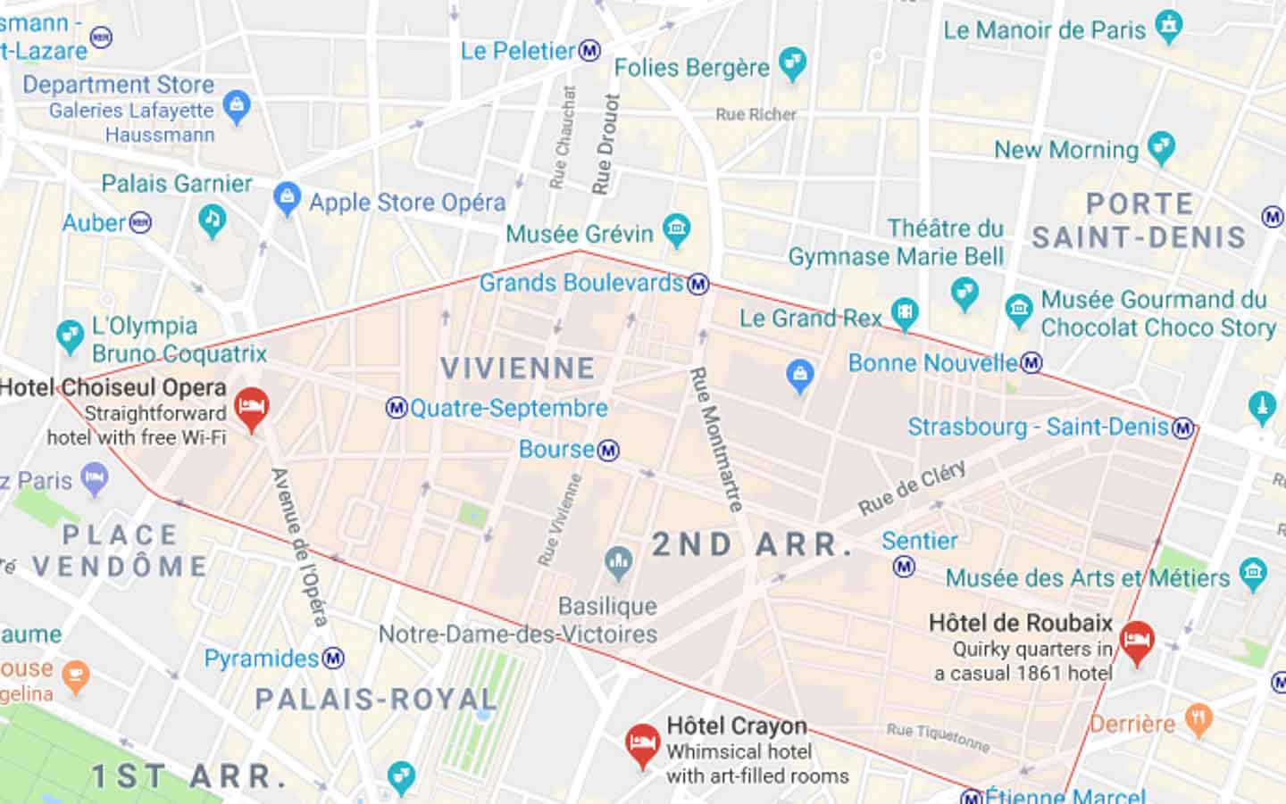 Where to stay in Paris 2nd Arrondissement GETTING STAMPED