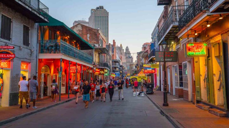 Bourbon Street New Orleans Weekend 