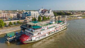 Natchez Steamboat on the Mississippi River in New Orleans